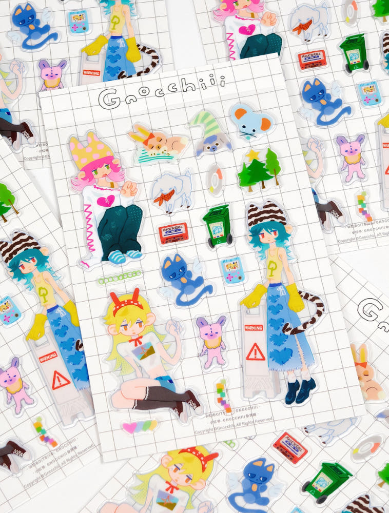 Gnocchiii - ideal life sticker