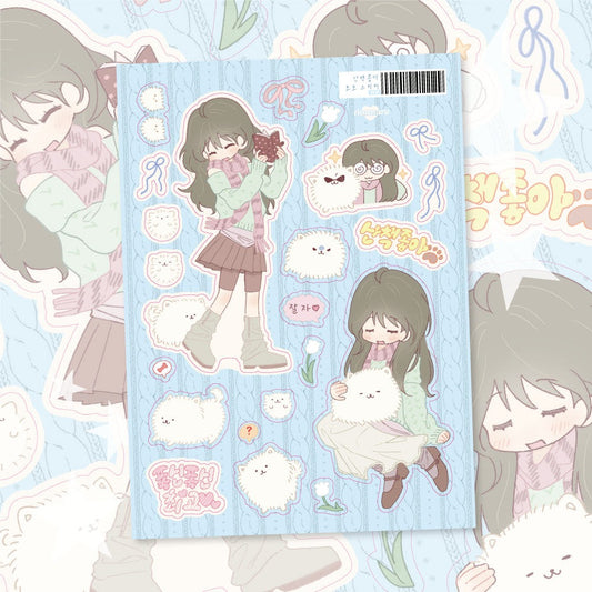 ricomaru - sancheck popo sticker sheet