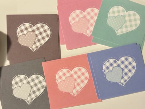 happiest fluffy shop - heart patch memo sheet sticker