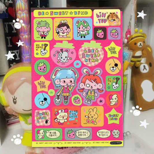 monanbear -  be sweet sticker