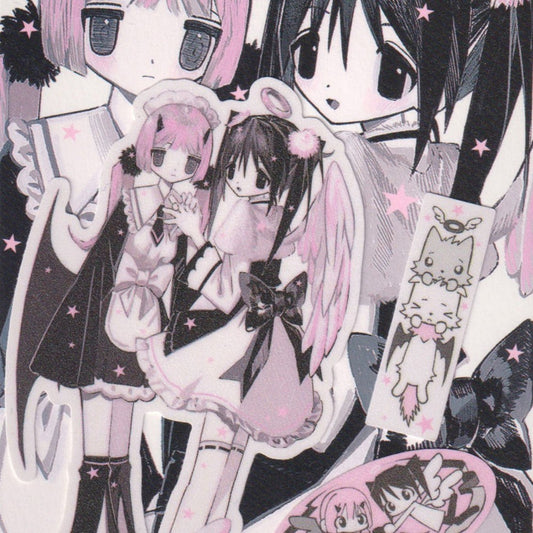 Siljong - twin wings post card sticker set