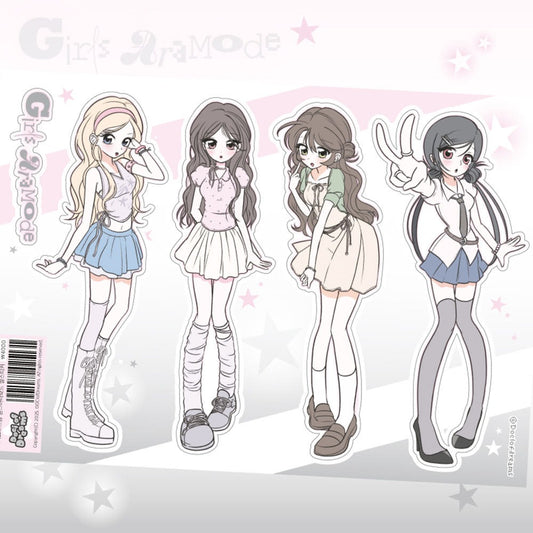 dociofdreams - girlies sticker sheet
