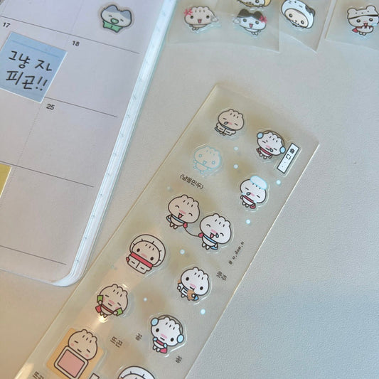 odaeo - mandushi gyeoul sticker sheet