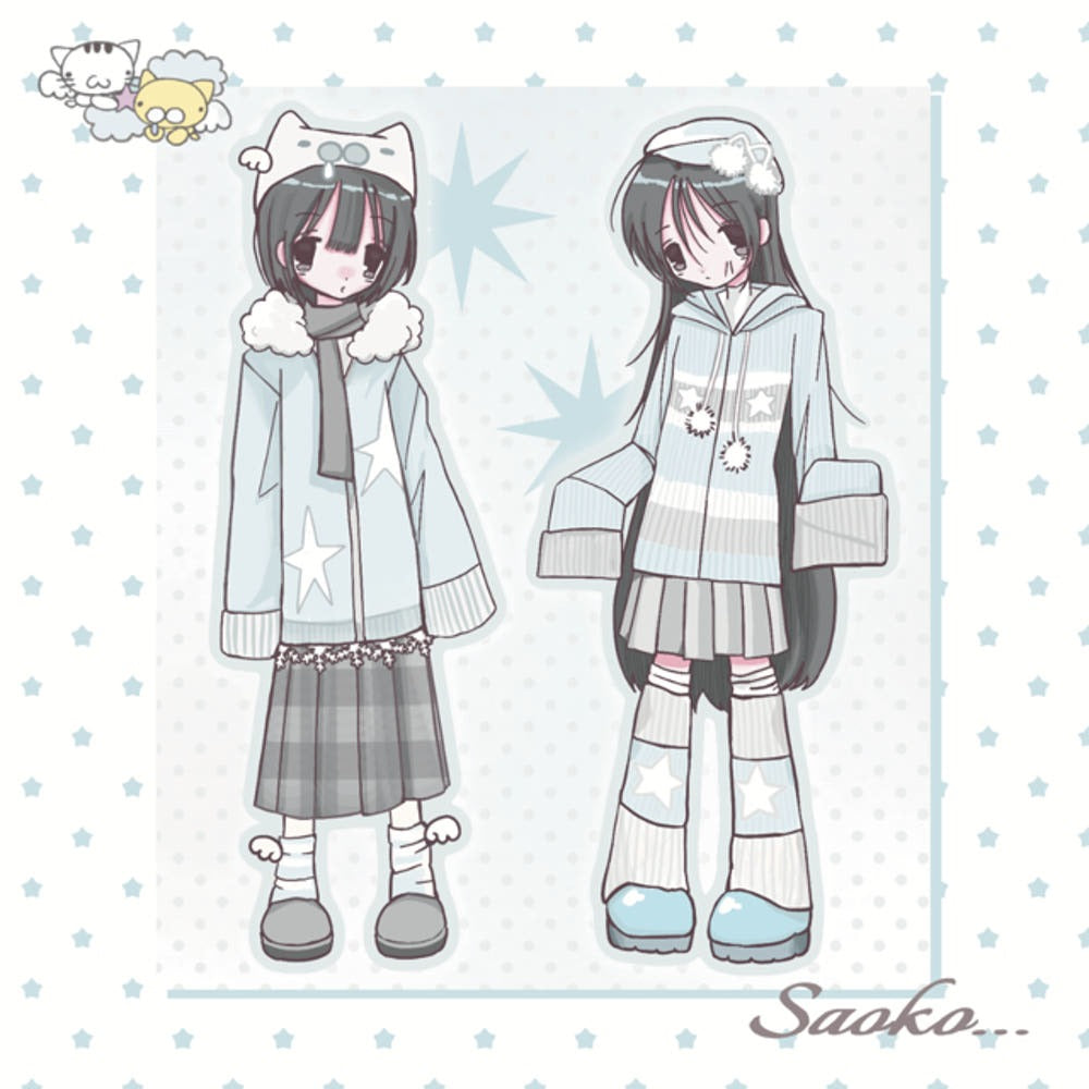 Saako - Winter Long Sleeve Layered Outfit Sticker