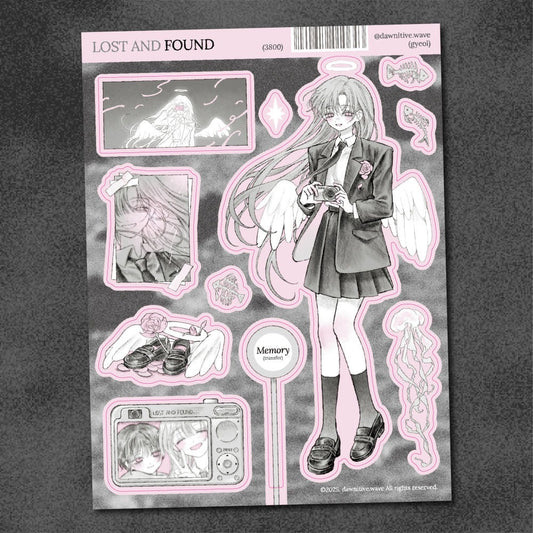 dawnitive.wave - Found Kiss-Cut Sticker