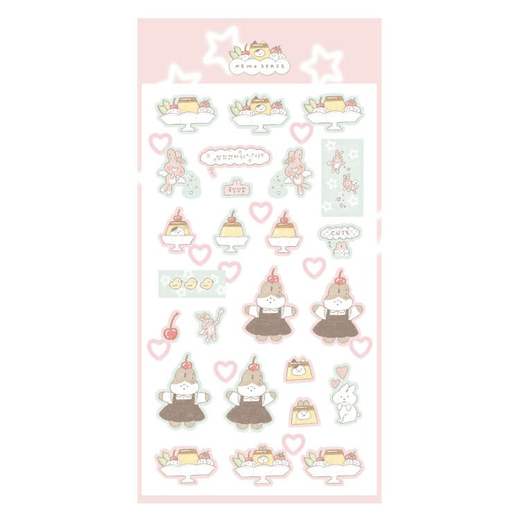 nemo space - operation pudding sheet sticker