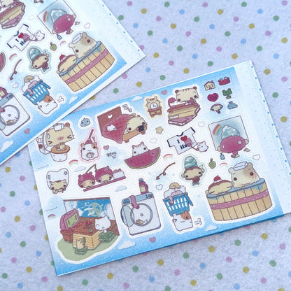 ♡ Happy Nyang Day - Hamster Sweet Home Sticker