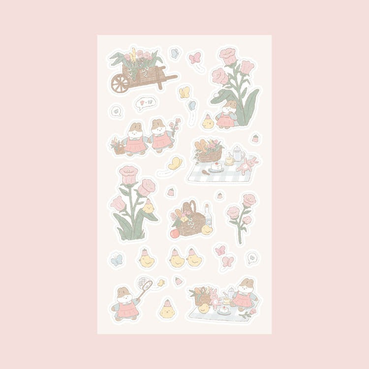 nemo space - picnic today sheet sticker