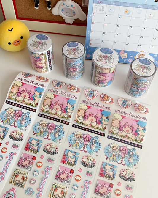 ♡ Oliwa - My Pixel Angel Roll Sticker Kiss Cut