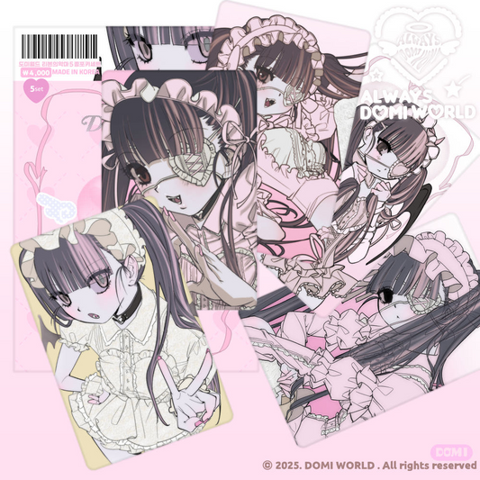 Domi world - Ribbon devil photocard set