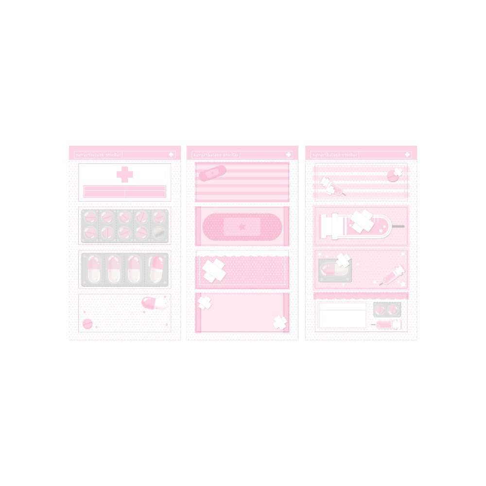 nevertheless - weekly memo sheet sticker