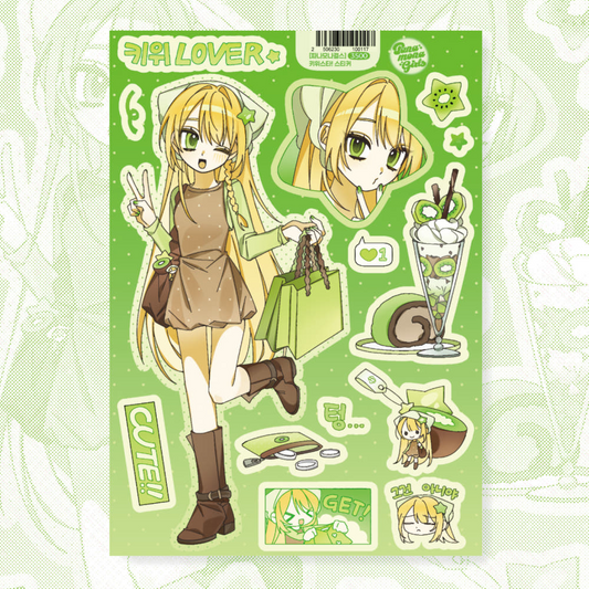 panamona girls - kiwi star sticker