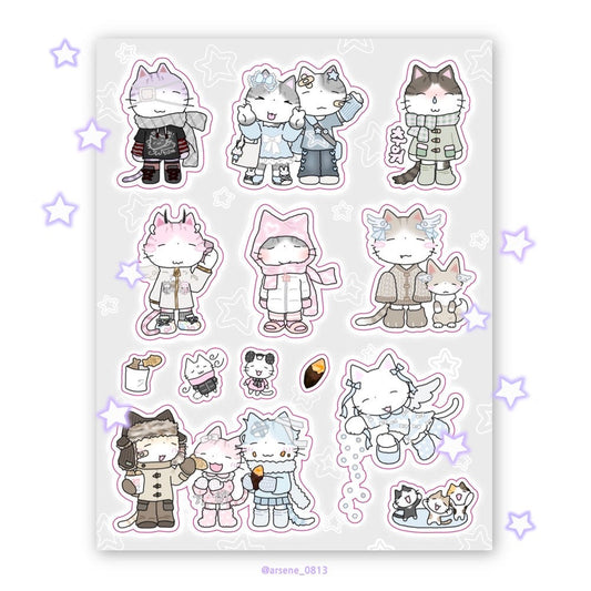 arsene - winter fashion sticker