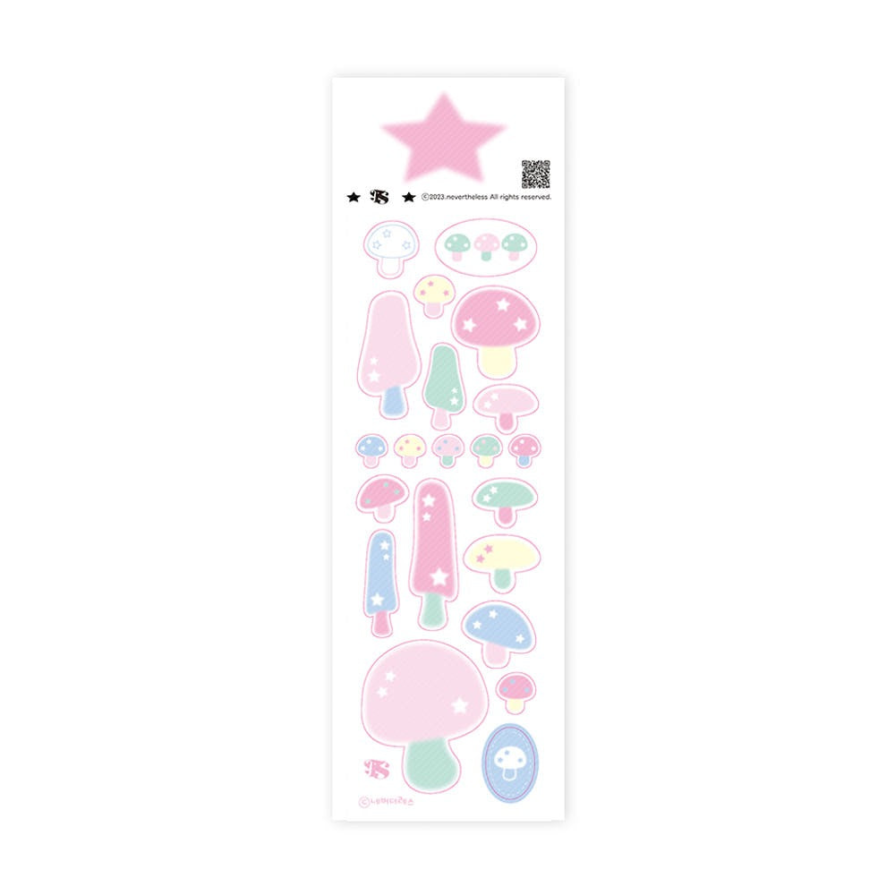 nevertheless - mushroom sticker
