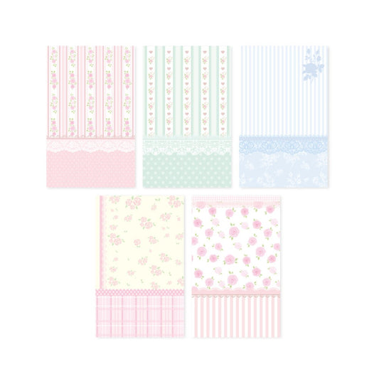 Pearly Button - blush rose memo sheet sticker