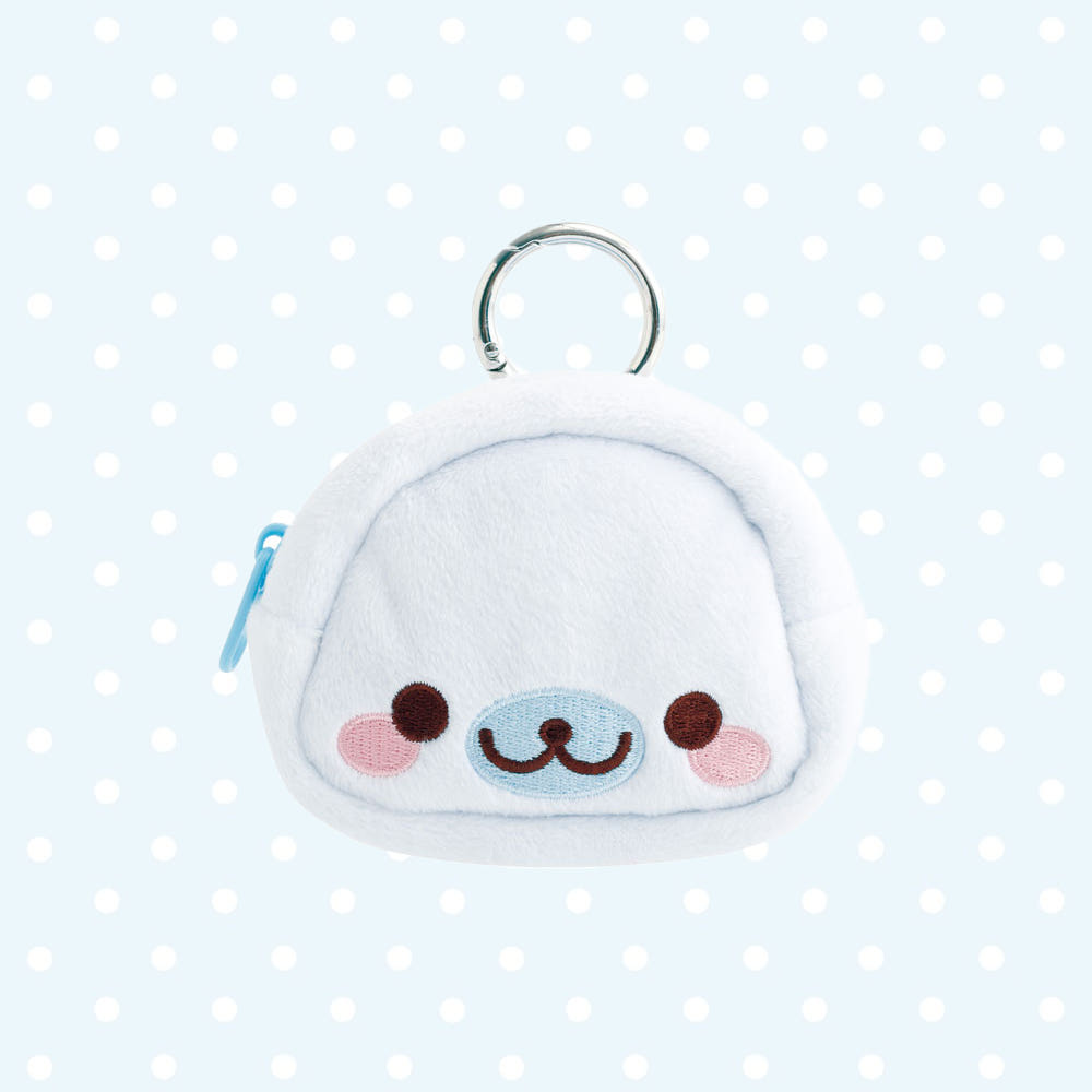 San-x universe carabiner mini pouch mamegoma