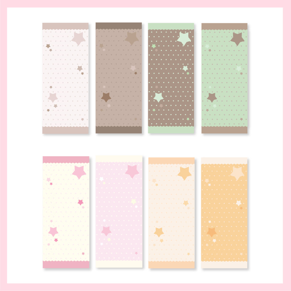 loveallday - sand cookie memo sheet sticker