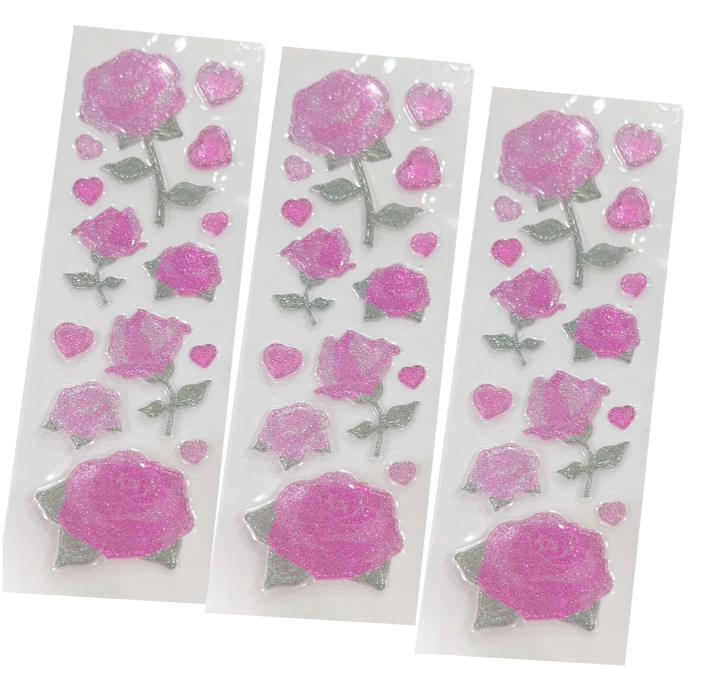 ♡ Hoonzzi - Glitter Rose Sealing Wax Sticker