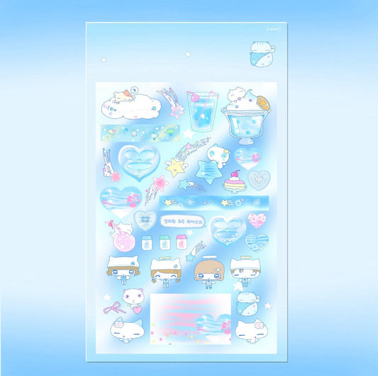 Happy Nyang Day - cream soda Sticker