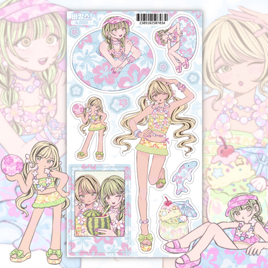 sinekeem - vacation sticker