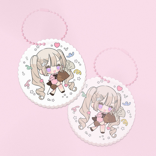 ugly cute - chocolate love acrylic keyring A