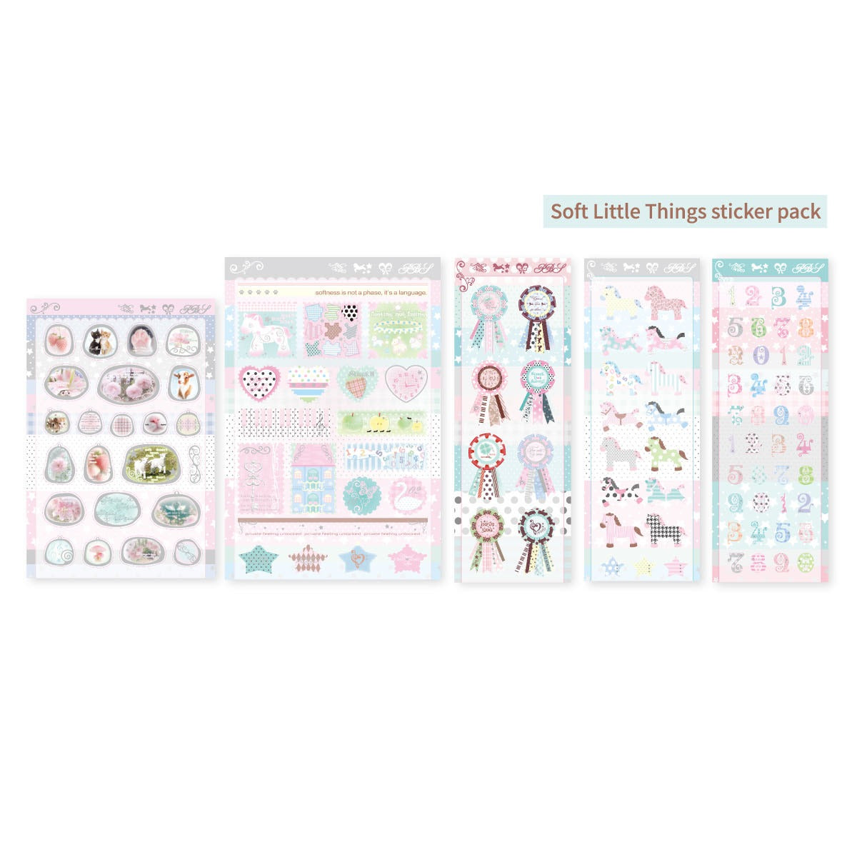 Pearly Button - soft little things sticker pack