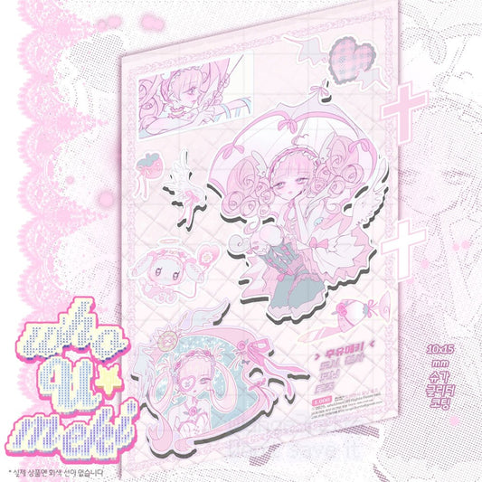 whoUmeki - morning rose sticker