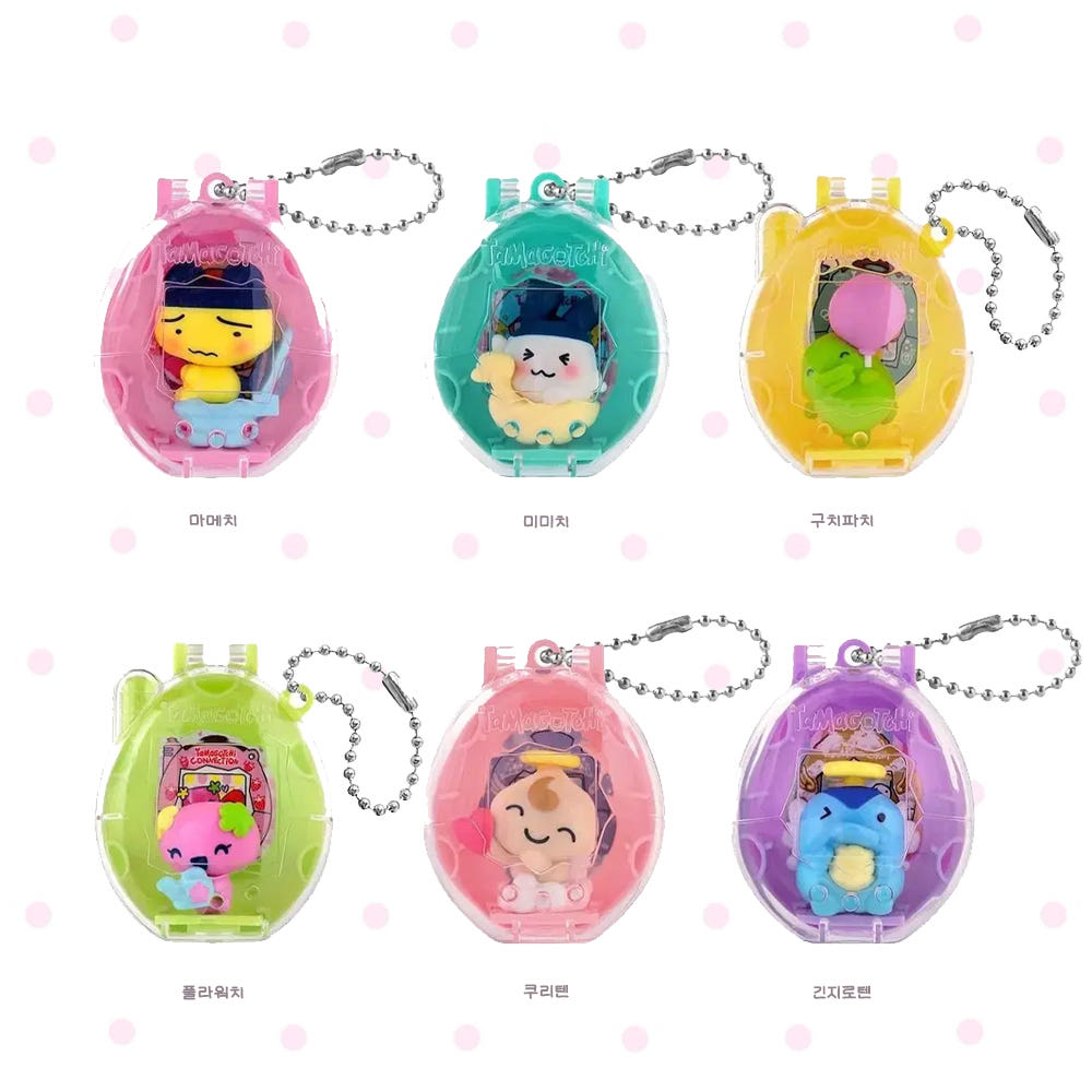 Tamagotchi collectible figure keychain random gachapon