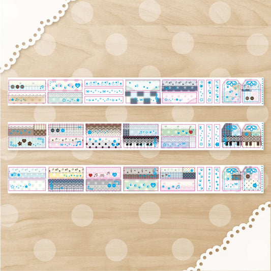 waytoofetch - mini masking block & omamori kisscut tape