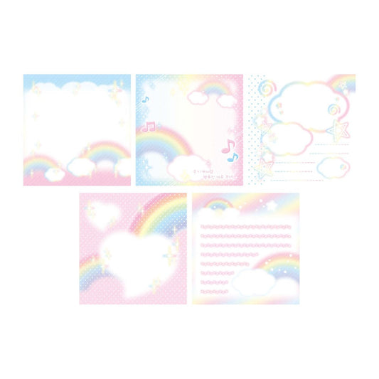 nevertheless - rainbow memo sheet sticker