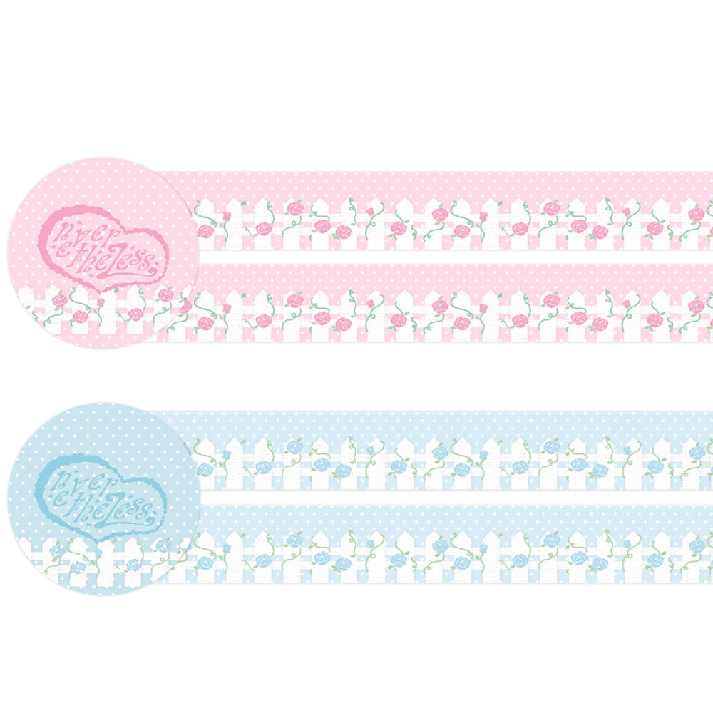 nevertheless - rose garden masking tape