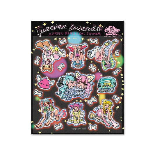 Maribu - Forever friends hologram sticker