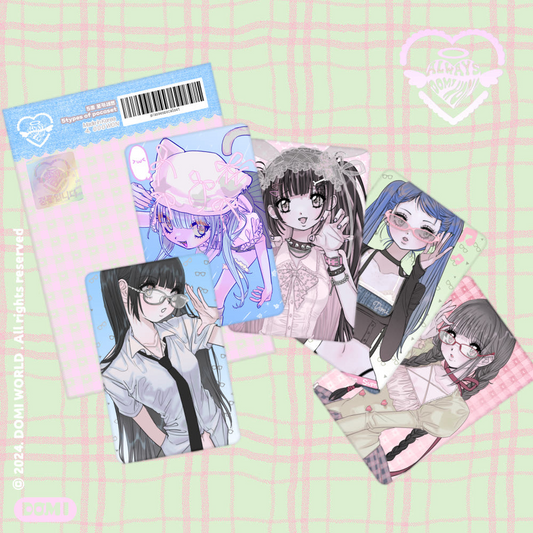 Domi world - 5 pcs photocard set