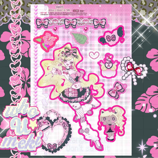 whoUmeki -girls club gyaru sticker