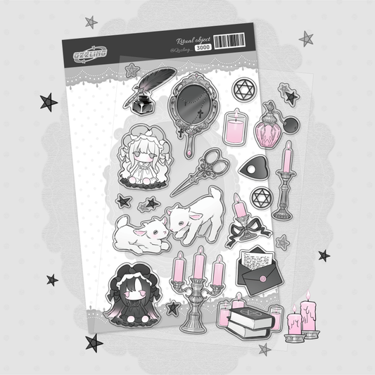 qzzling - ritual object sticker