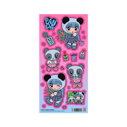 mookoomookoostudio - lucky panda sticker