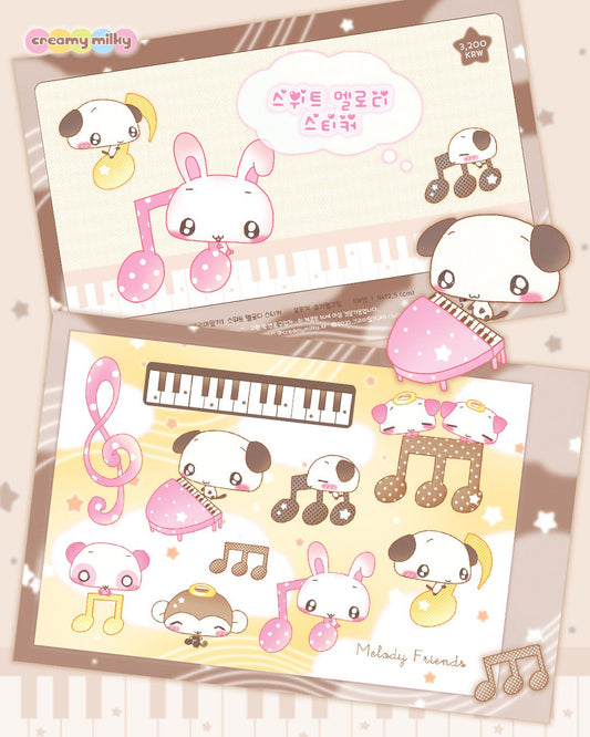 Creamy milky - Sweet melody sticker