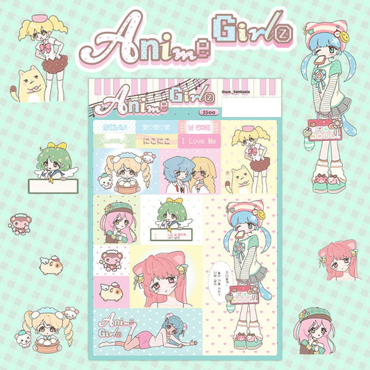 fantasia - anime girlz sticker