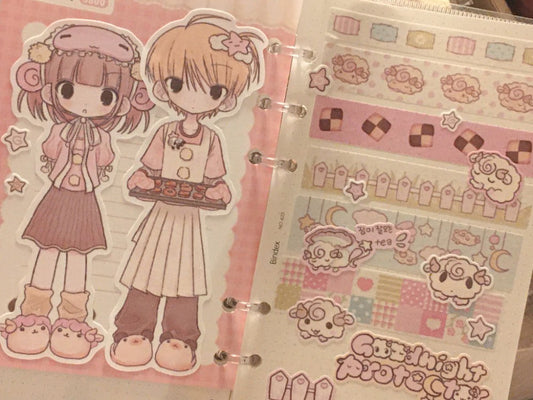 yaongpeace - goodnight protector die cut sticker