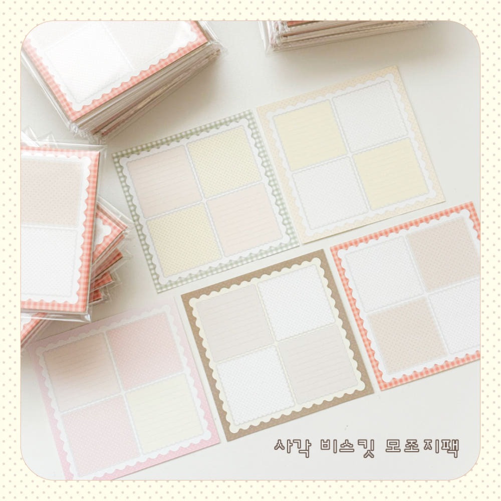 yoyori - biscuit memo sheet sticker