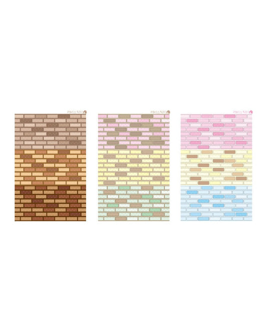 loverspickme - brick wall memo sheet sticker