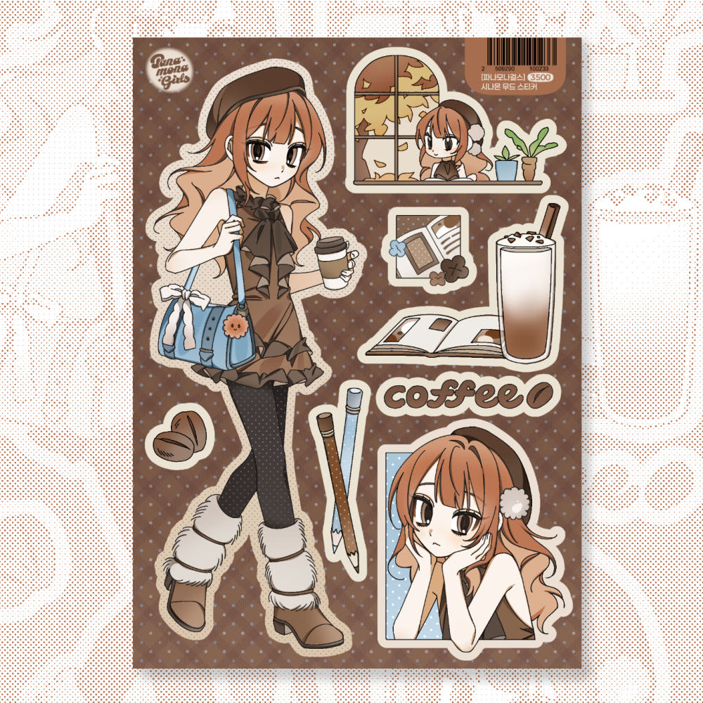panamona girls - cinnamon mood sticker