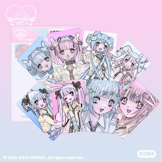 Domi world - dodo mimi 8pcs photocard set