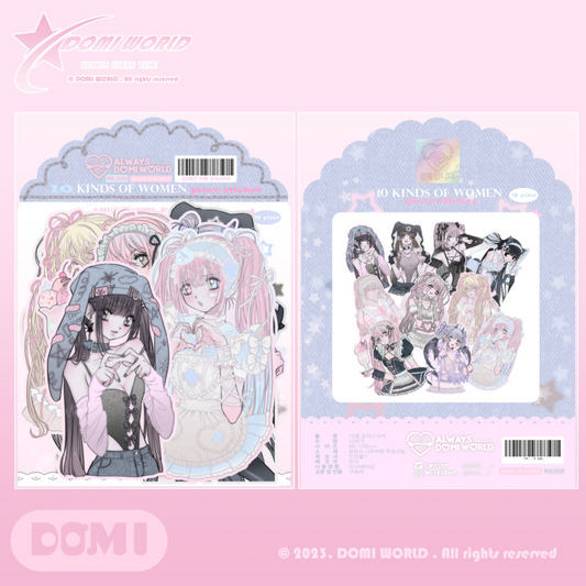 Domi world - 10pcs die cut sticker