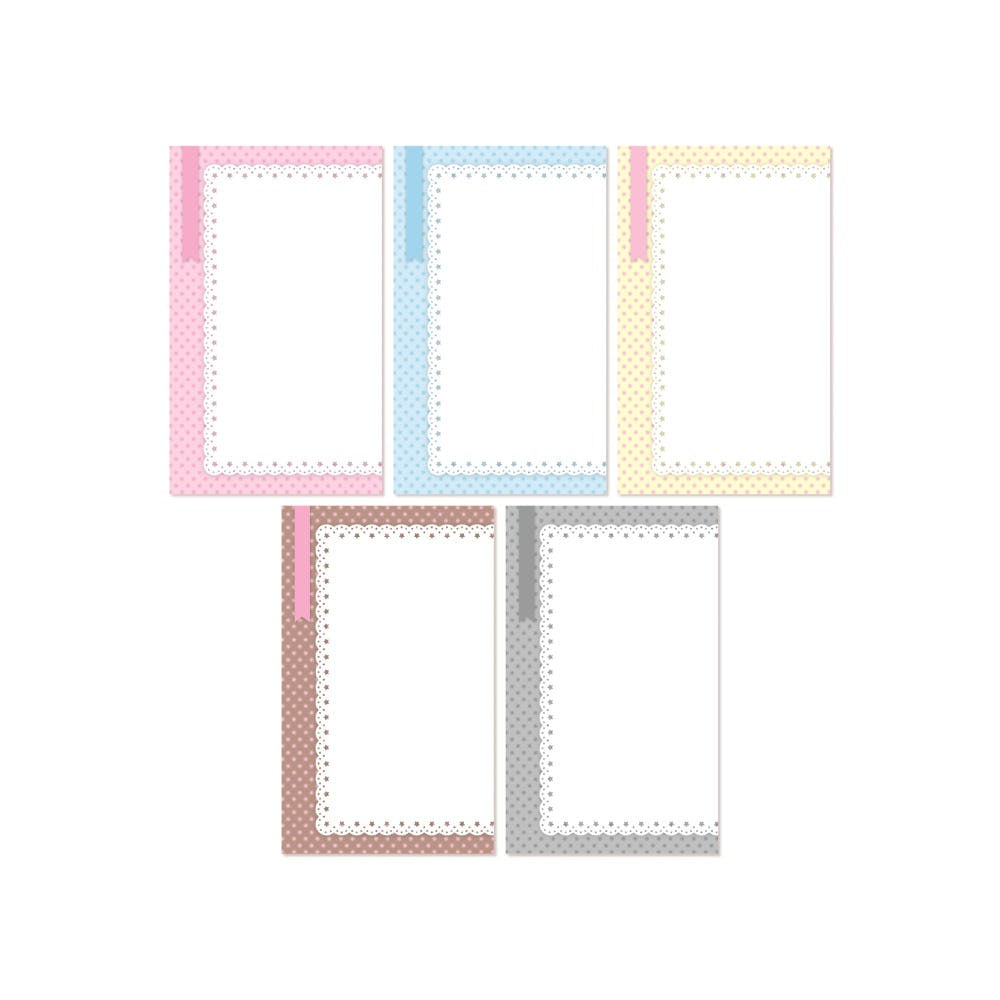 nevertheless - lace memo sheet sticker