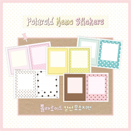 yoyori - polaroid memo sheet sticker