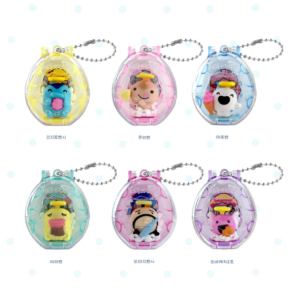 Tamagotchi collectible figure keychain random gachapon