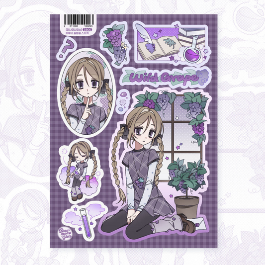 panamona girls - lab sticker