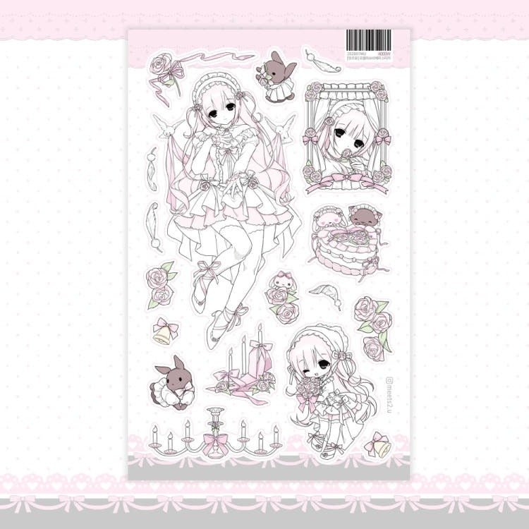meetsu - today's girl berry sticker