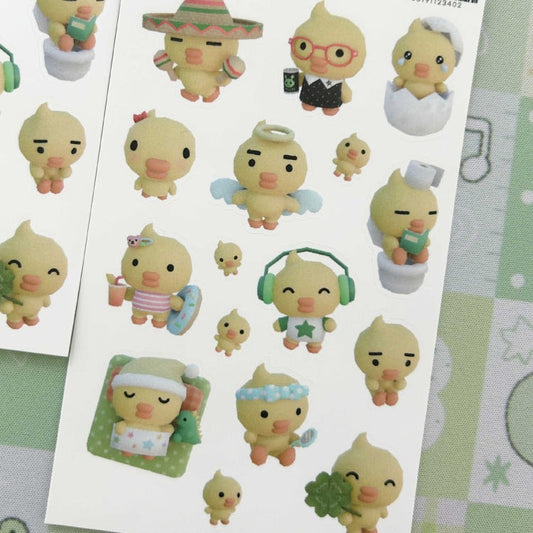 dekho bokho - 3D duck sticker